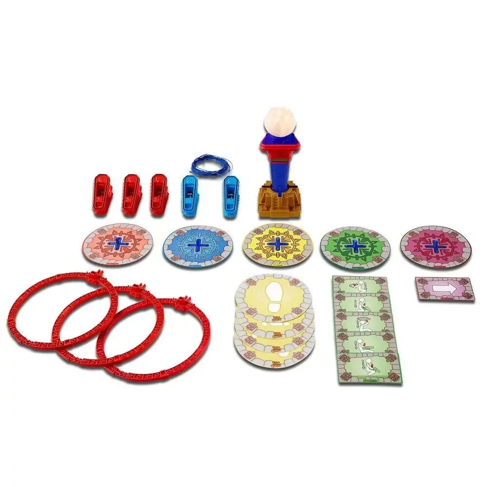 Torch Run Board Game - Free-Running Fun! 5 Obstacle Course Challenges 1+ Players